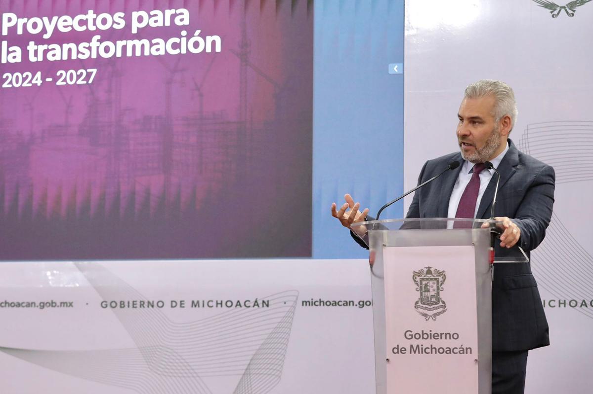 Se proyecta en Michoacán nuevo polo de desarrollo económico del país dijo Bedolla