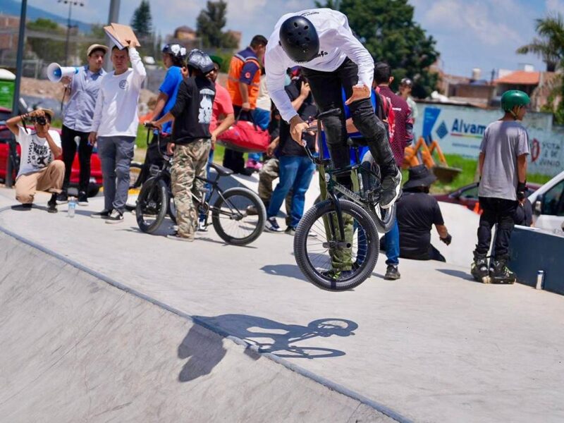 Skatepark del bajopuente Paso Morelos, un espacio innovador en Morelia