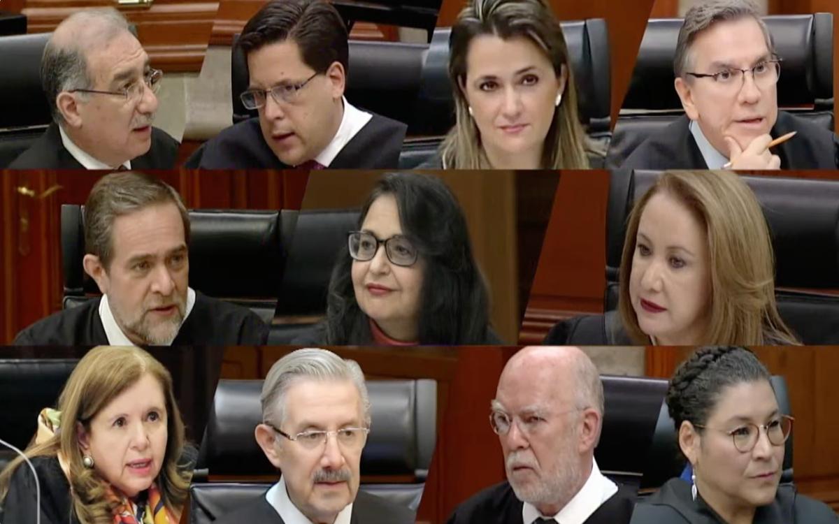 suspensión sesión SCJN ministros reforma