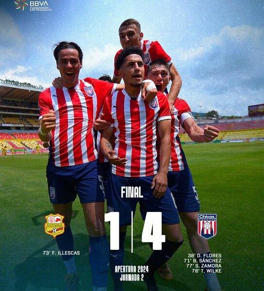 Tapatío le pega un baile de 4-1 y vence al Atlético Morelia