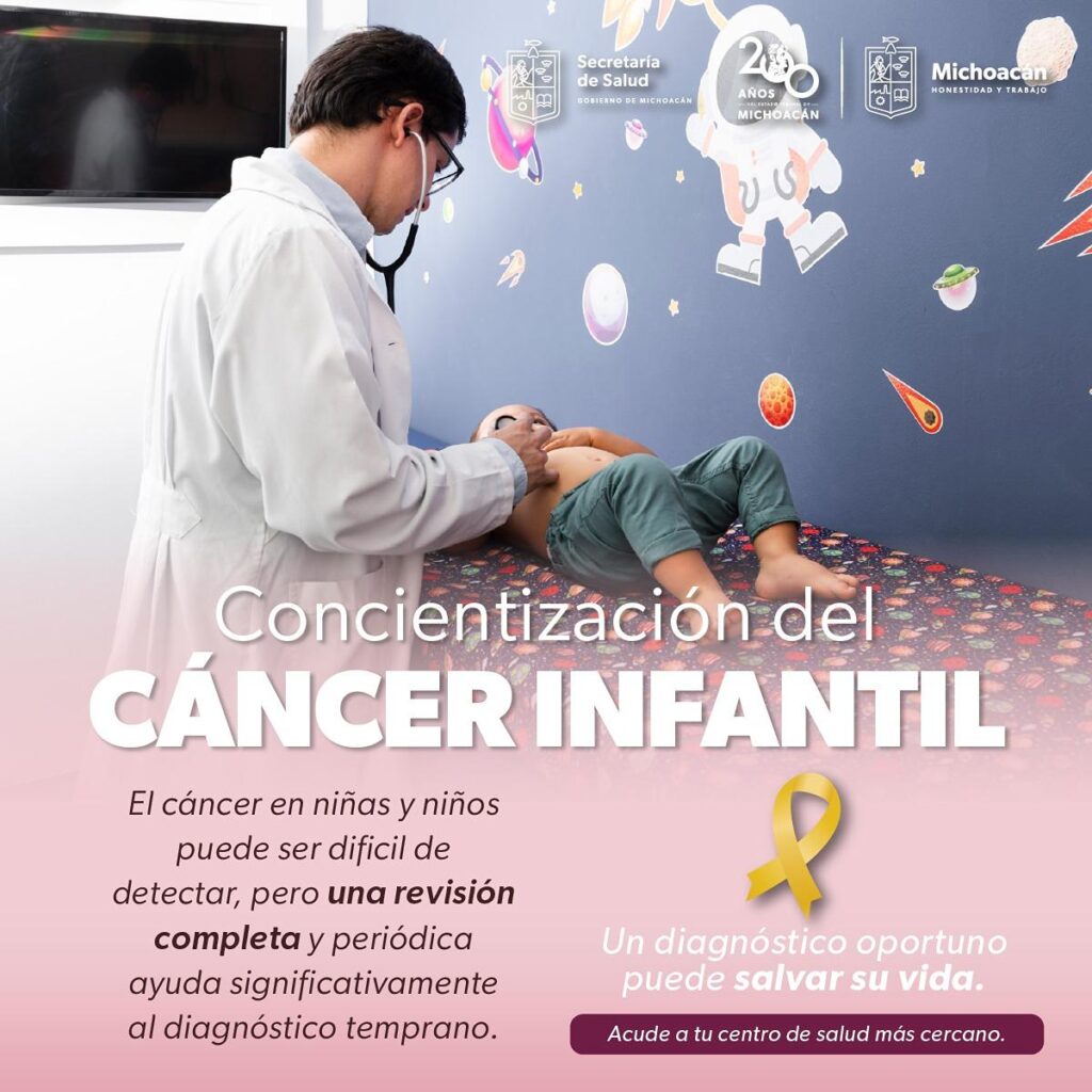 tratamiento del cáncer infantil en Michoacán - concientización