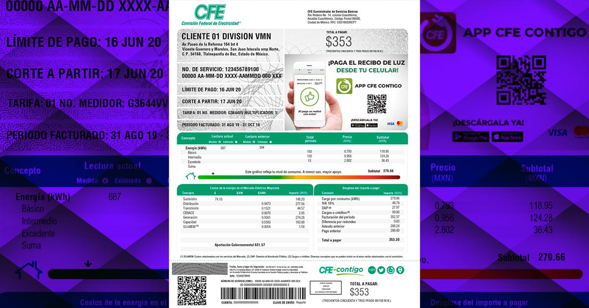 Ya puedes descargar tu recibo de luz en PDF. Aquí te decimos los pasos