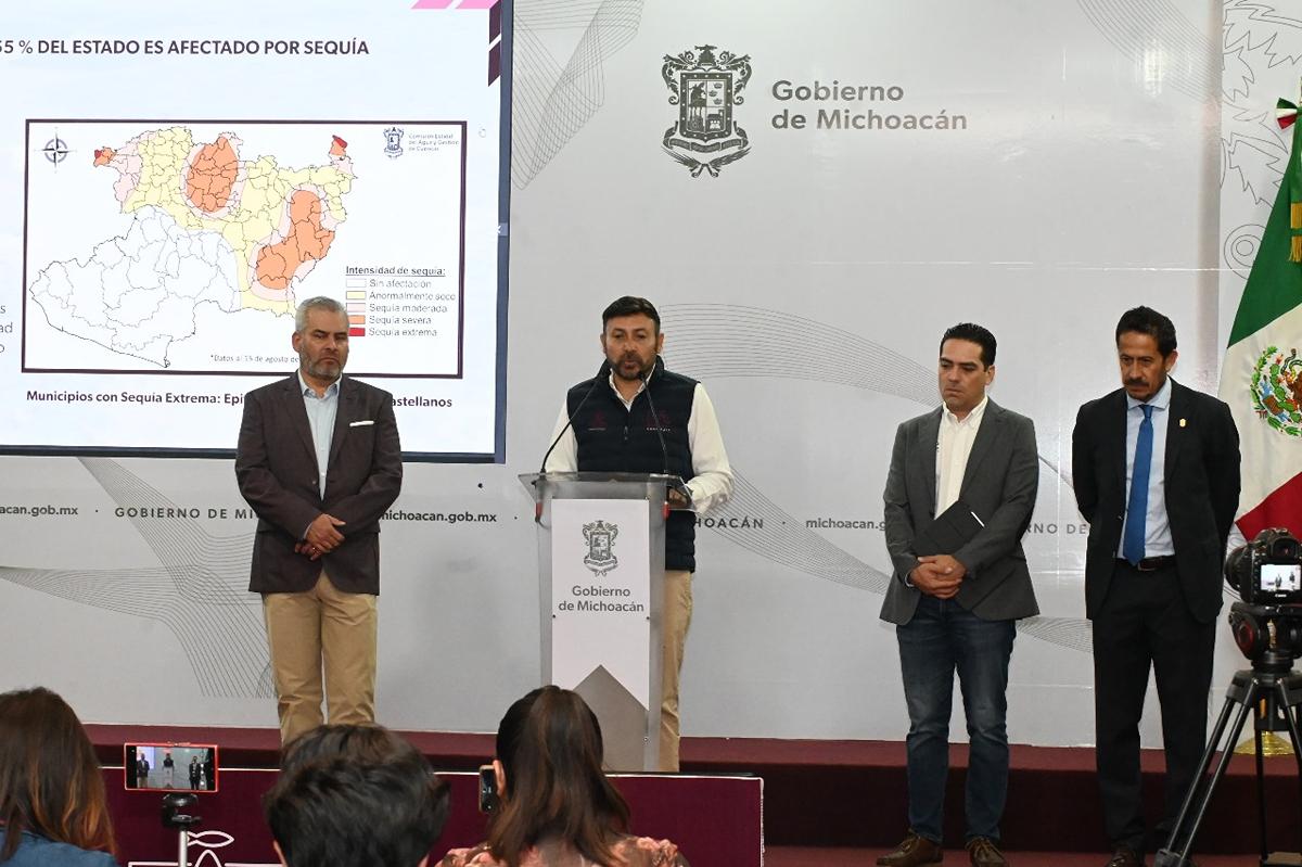 82% de almacenamiento en presas de Michoacán