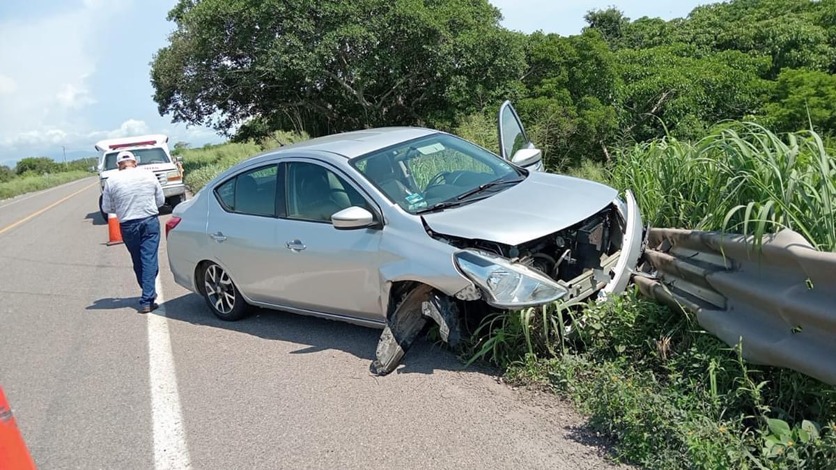 accidente autopista Siglo XXI choque