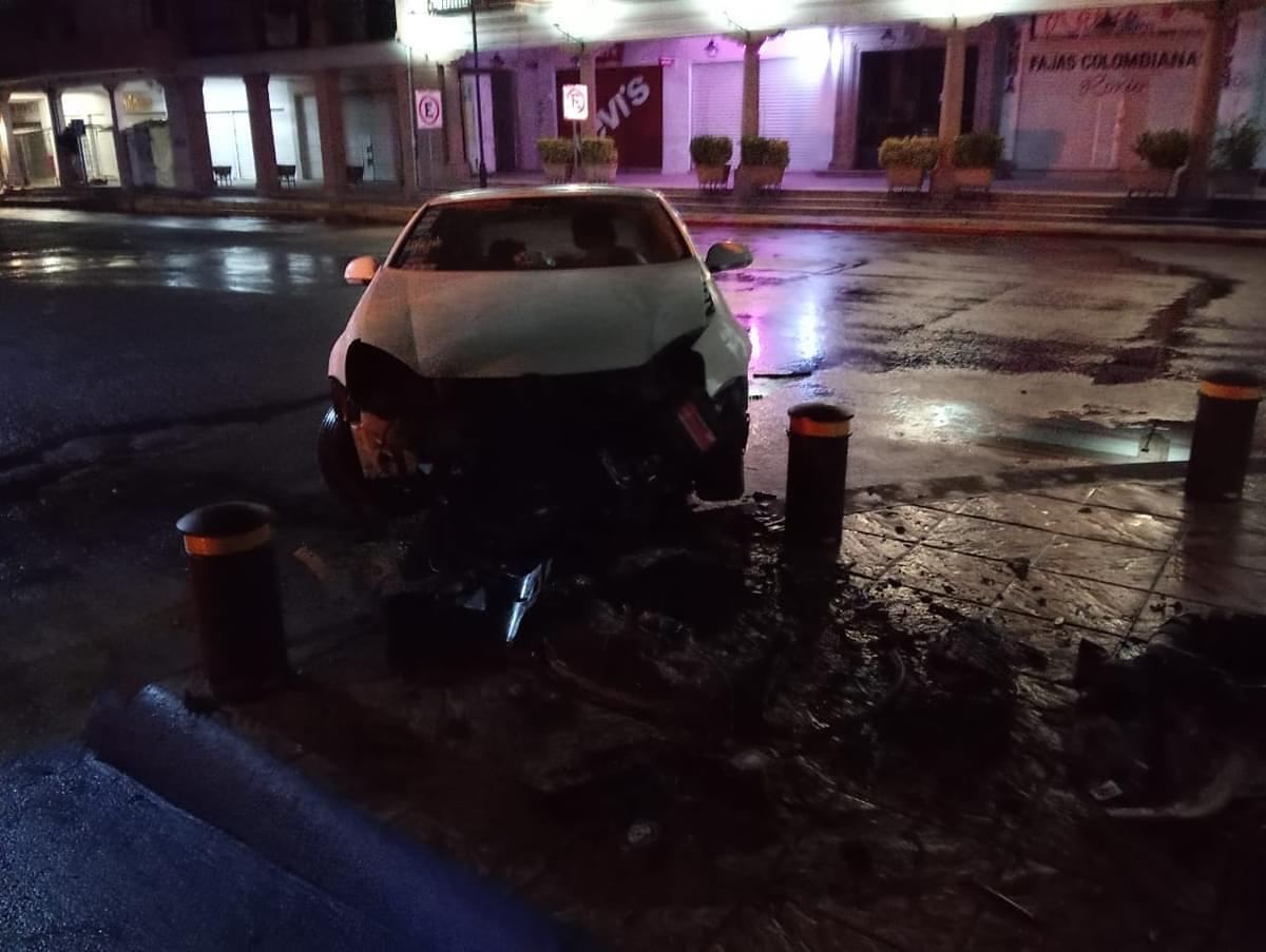 accidente en Apatzingán, una mujer herida