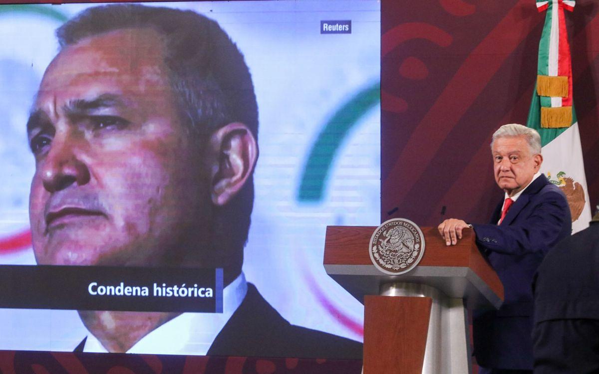 AMLO afirma que sentencia de García Luna 'constata' contubernio con el narco