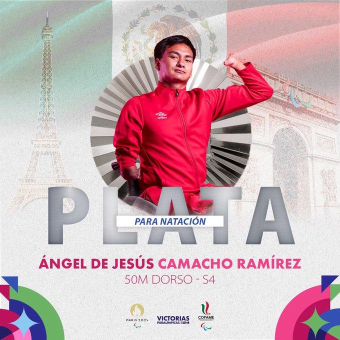 Ángel Camacho, plata en Paralímpicos 2024 - medalla