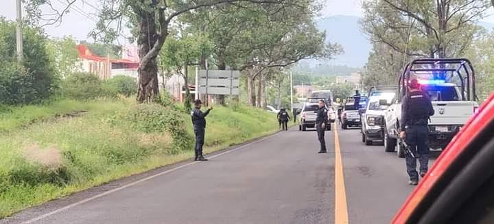 bloqueos carreteros tenencia Capula Morelia 1