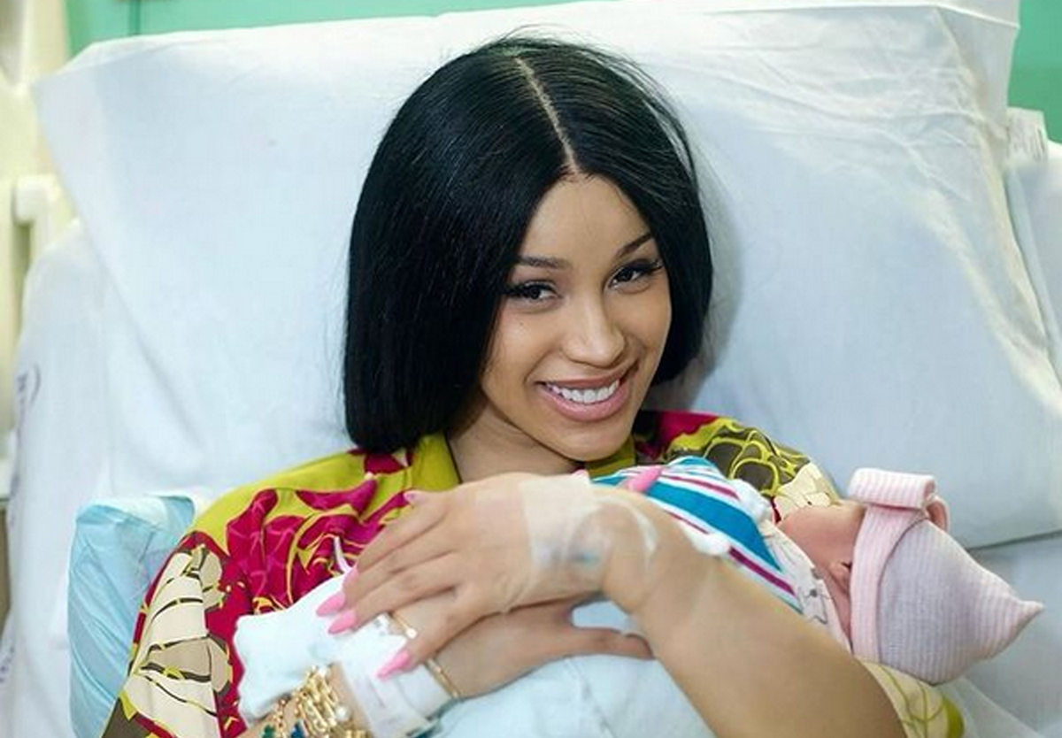 Cardi B anuncia el nacimiento de su tercer bebé