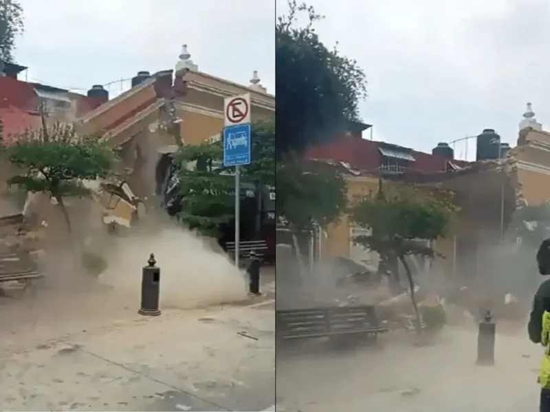 colapso techo bóveda parián Tlaquepaque