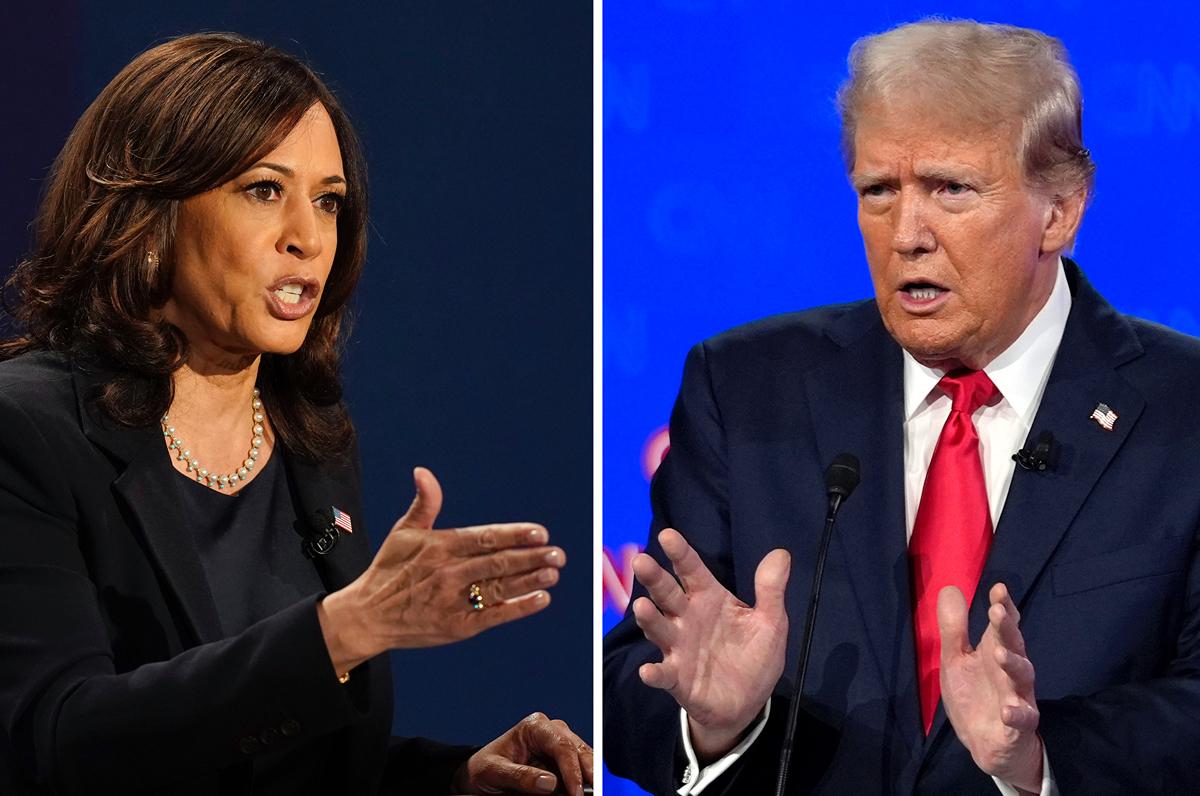 debate presidencial de Harris y Trump