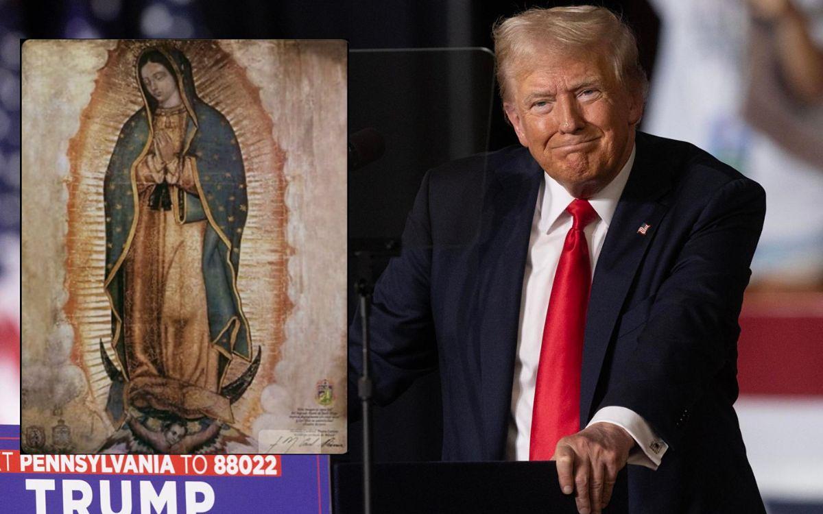 Donald Trump publica imagen de la Virgen de Guadalupe y le desea feliz cumpleaños