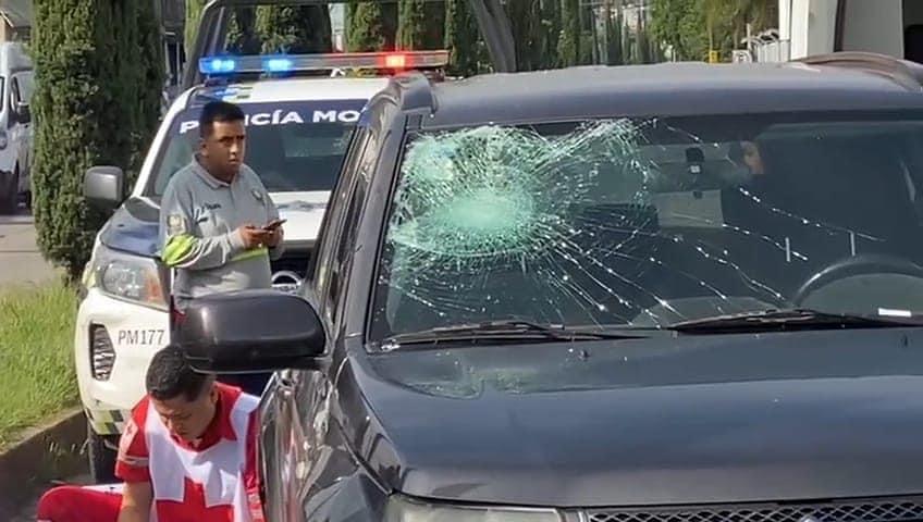 el accidente tuvo lugar en la colonia Agustín Arriaga Rivera en Morelia