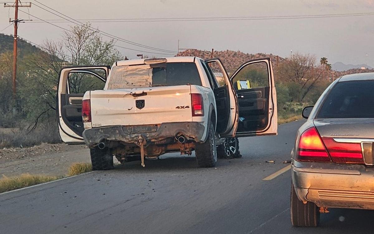 enfrentamiento en Caborca dos muertos