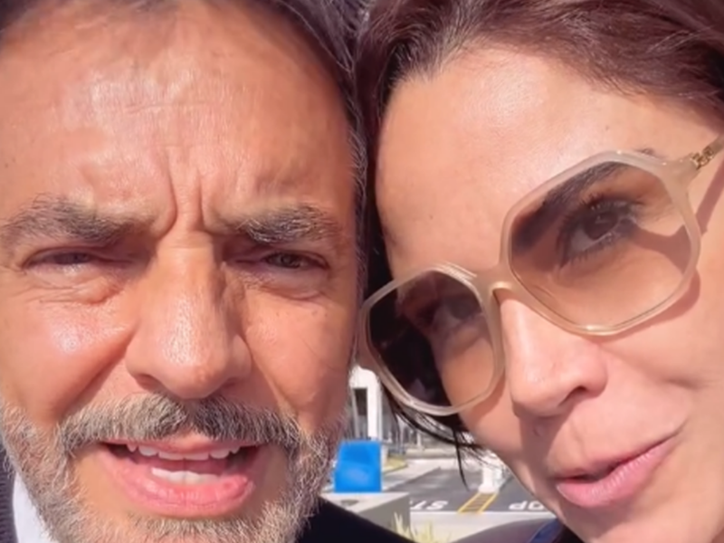 Eugenio Derbez le tiende la mano a Paola Rojas y anuncian proyecto juntos