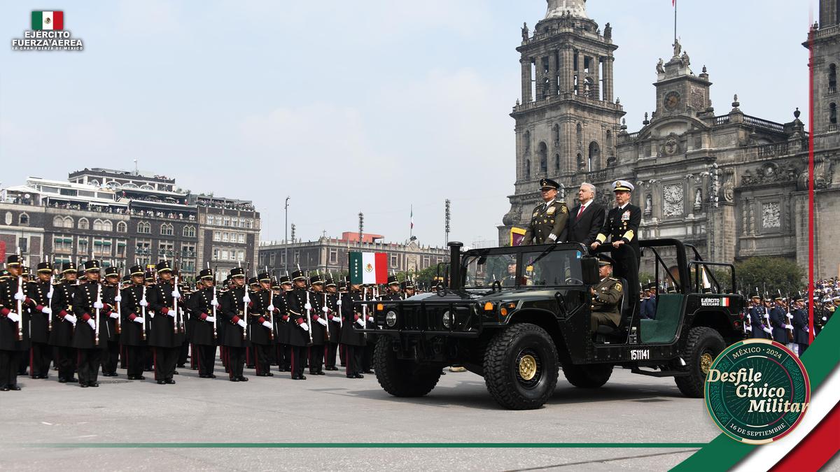 fuerzas armadas despiden a AMLO en su último desfile