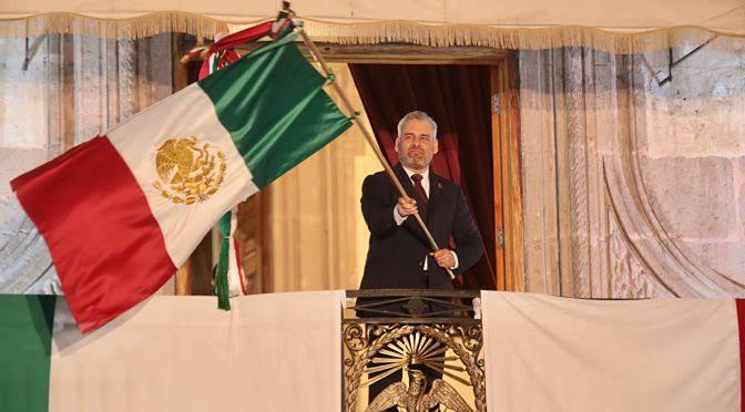 Grito de Independencia en Michoacán