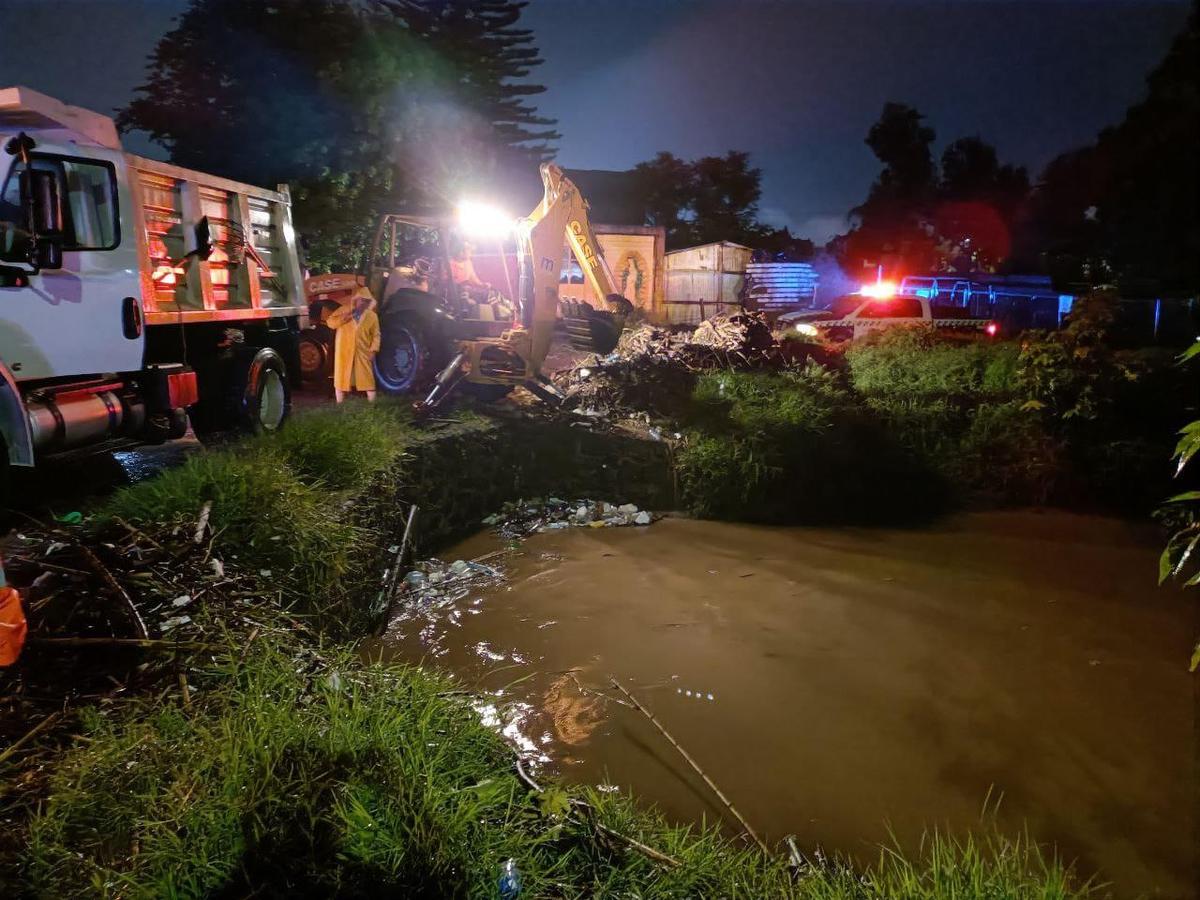 inundaciones en Morelia en drenes y ríos tras lluvias