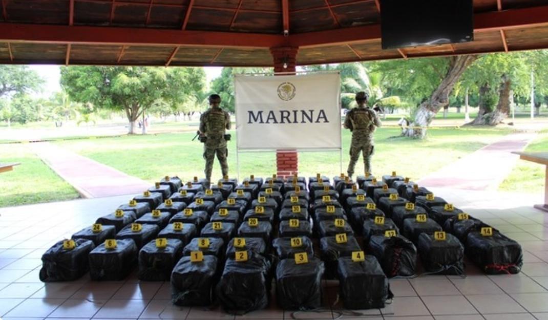 Marinos logra el aseguramiento de 349 mdp en cocaína en costas michoacanas