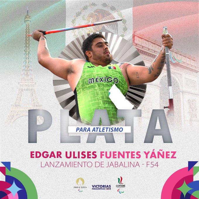 México conquista plata y bronce en Paralímpicos de París 2024