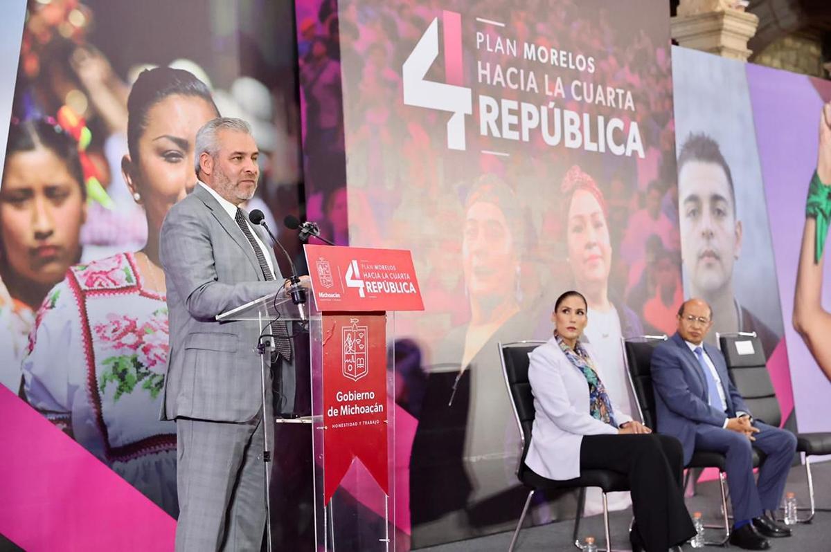 Presenta Bedolla, nueve reformas constitucionales del Plan Morelos