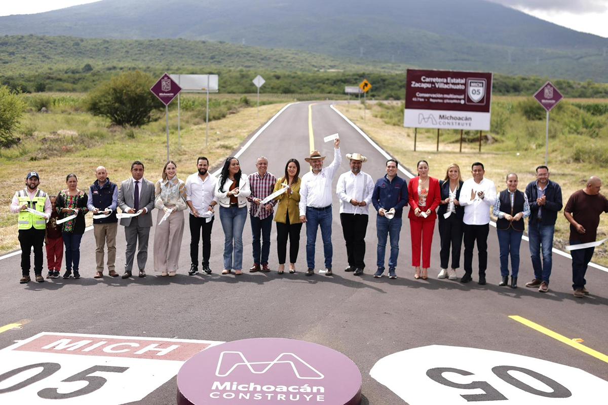 rehabilitación de la carretera Zacapu-Villachuato