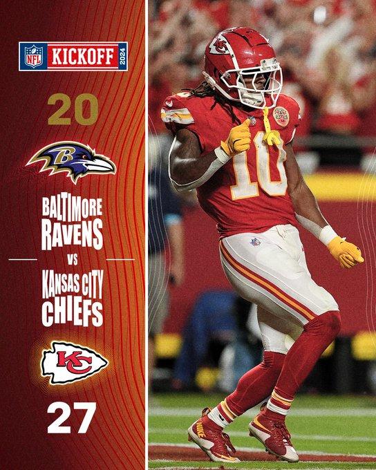 triunfo de Kansas City Chiefs - marcador