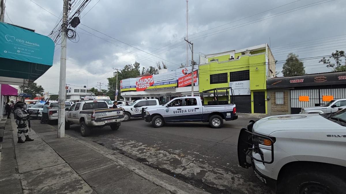 asesinato en tienda de saldos en Morelia