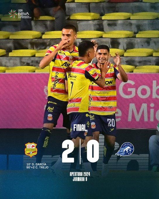 Atlético Morelia con su triunfo consecutivo - marcador