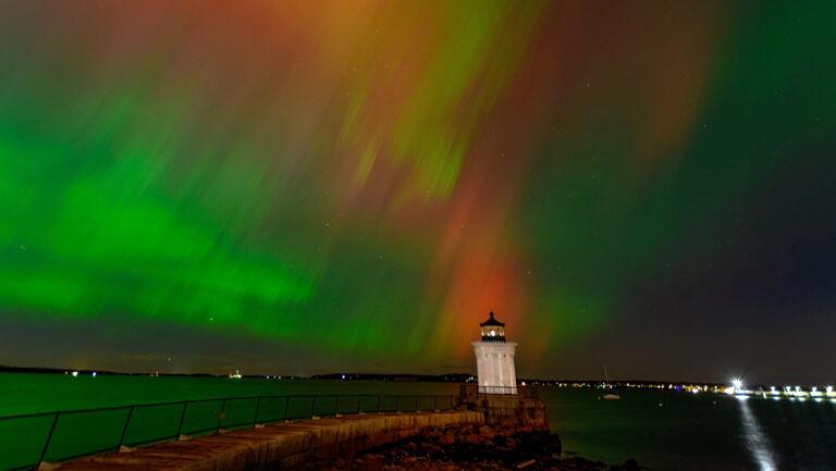 Aurora boreal cautivó varias regiones de México