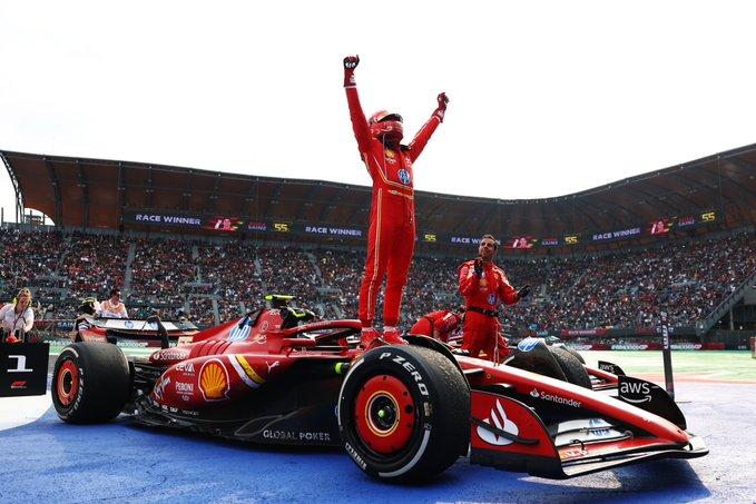 Carlos Sainz gana Gran Premio de México