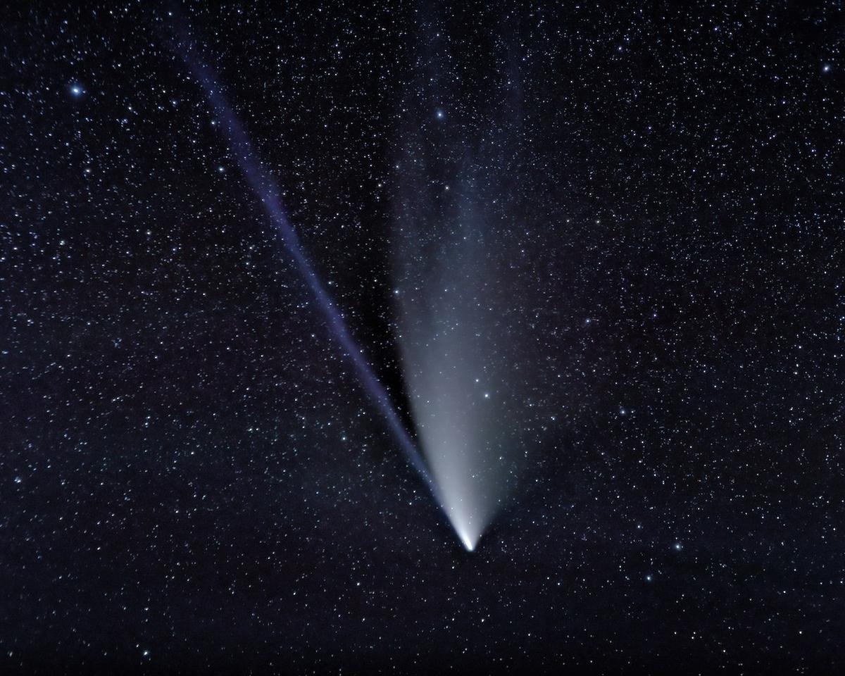 Cometa Tsuchinshan - ATLAS México telescopio