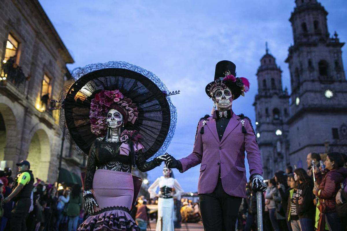 Desfile de Catrinas y Catrines Morelia 2024