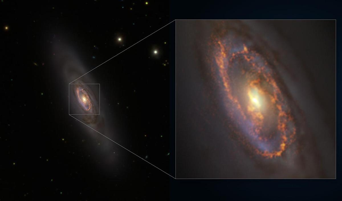 galaxia zombi NGC 1386 revivió