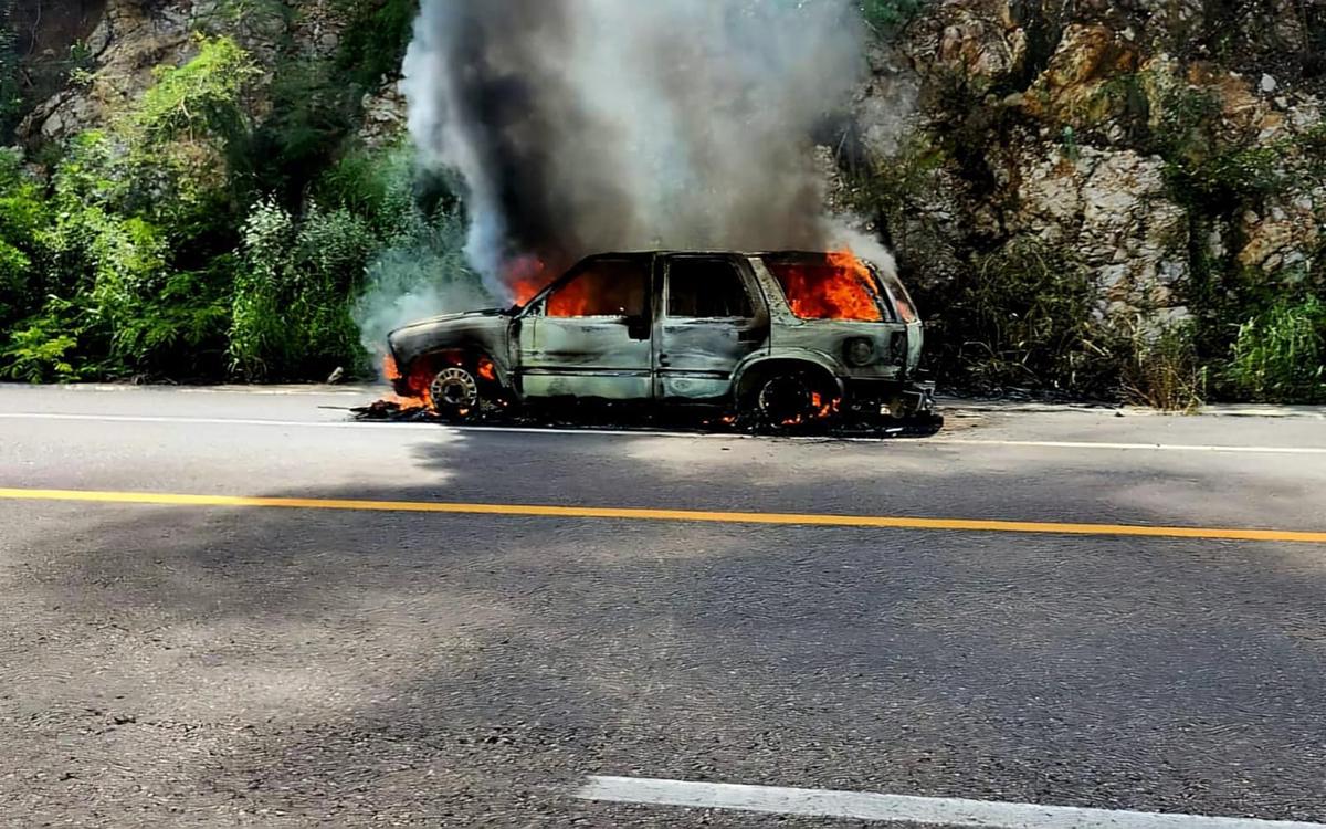 incendio camioneta autopista siglo xxi