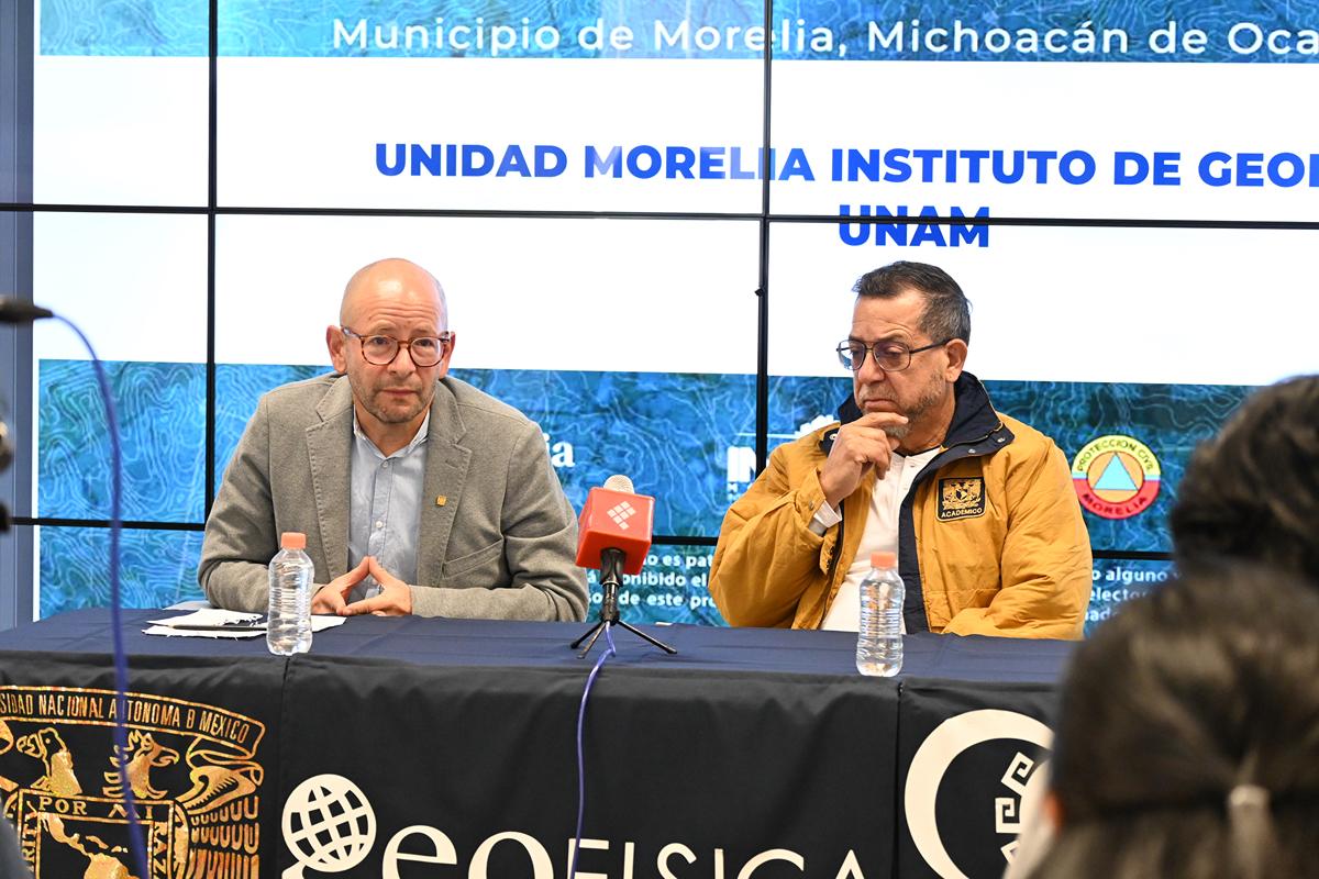 Investigadores UNAM Atlas de Riesgo Michoacán