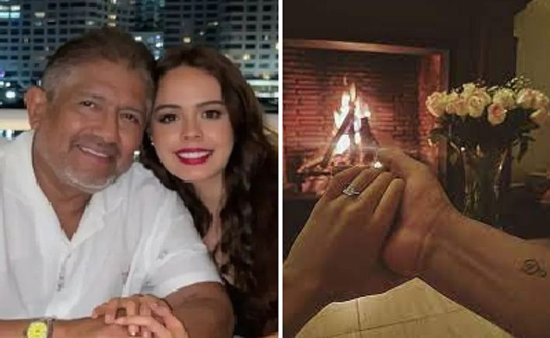 Juan Osorio entrega anillo de compromiso a su novia 37 años menor