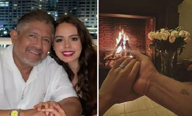 Juan Osorio entrega anillo de compromiso a su novia 37 años menor