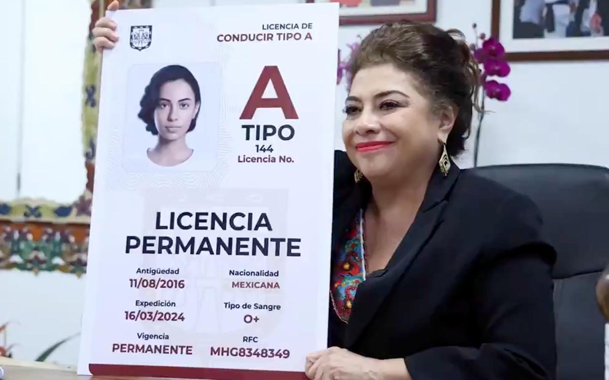 licencia permanente en la CDMX