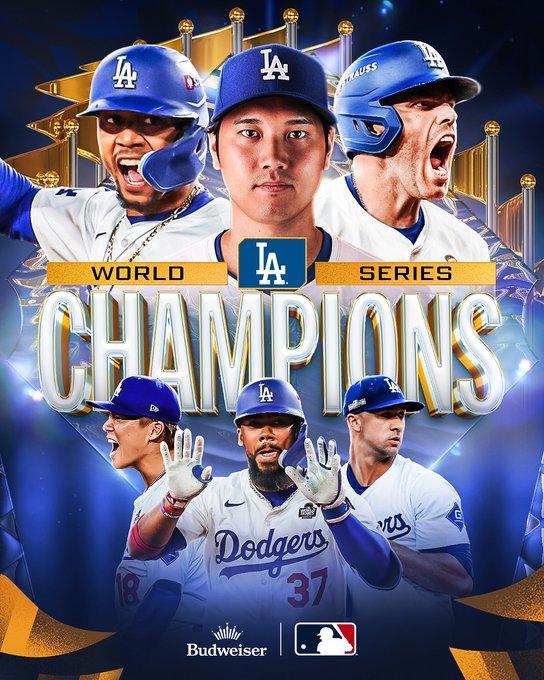 Los Dodgers, campeones de la Serie Mundial MLB