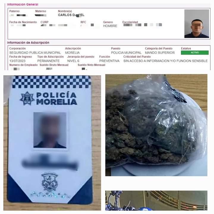 policía detenido droga activo sesnp