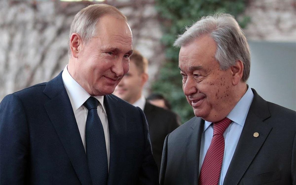 reunión Antonio Guterres Vladimir Putin