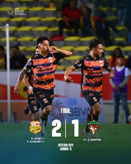 Se despide con triunfo Atlético Morelia-marcador