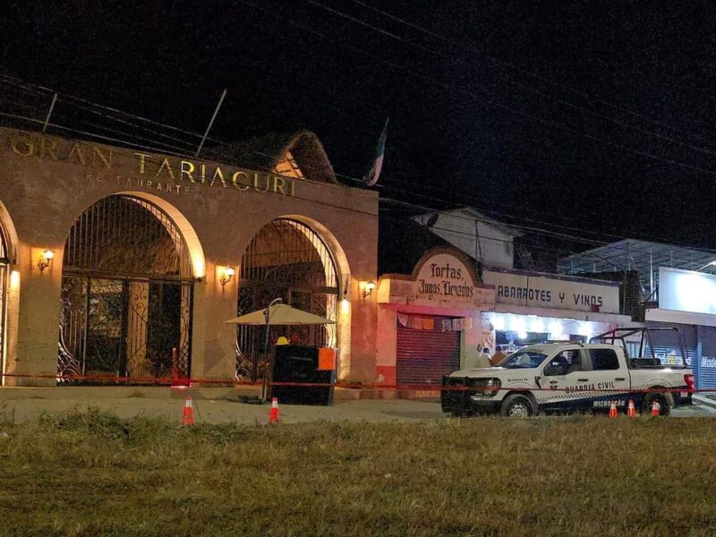 Dueño de restaurante y exfuncionario de SSP, muertos tras enfrentamiento en Pátzcuaro