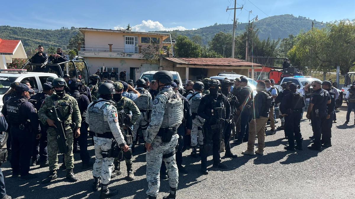 acciones operativas federales en Zinapécuaro