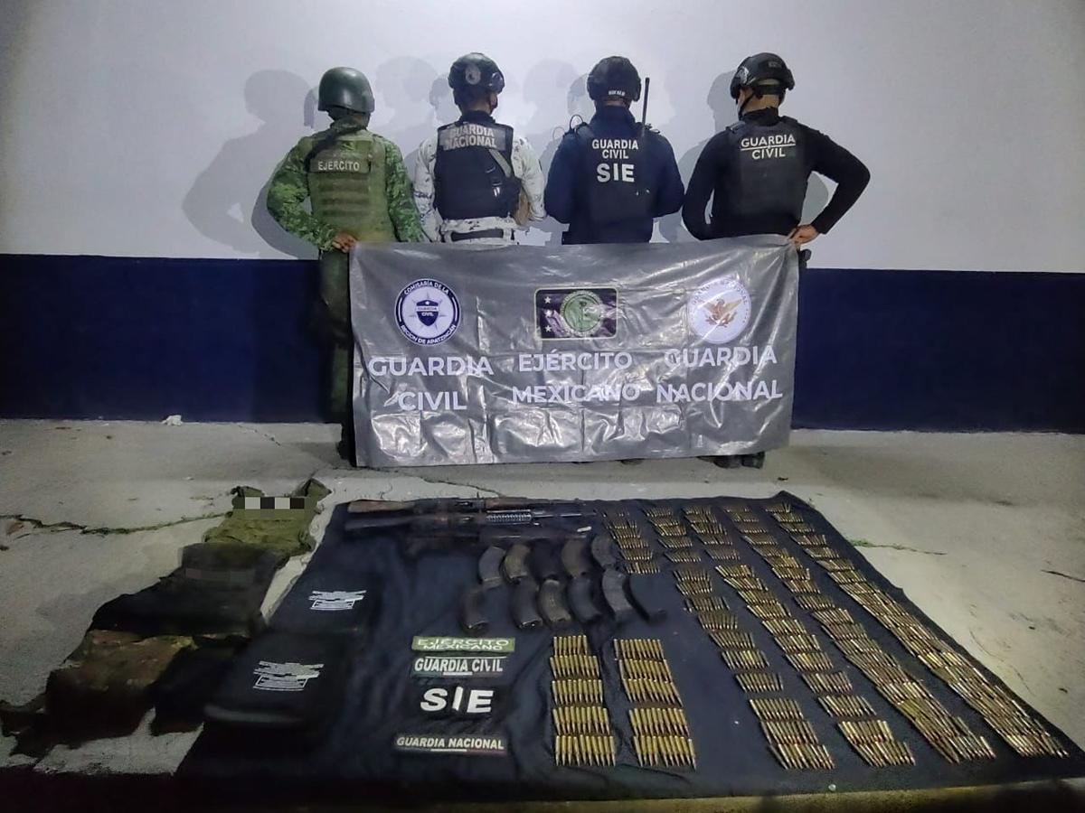 Asegura SSP 3 fusiles y más de 800 cartuchos en operativos en Buenavista