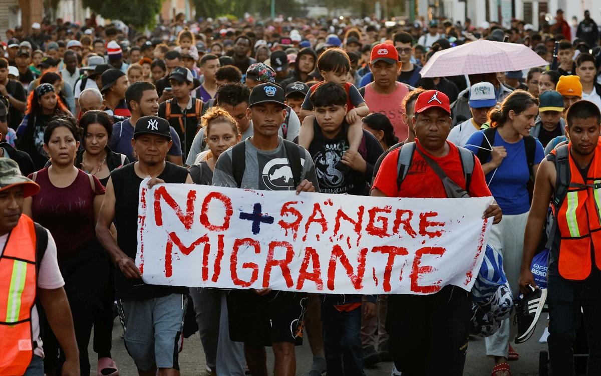 Caravana migrante parte a EE.UU.