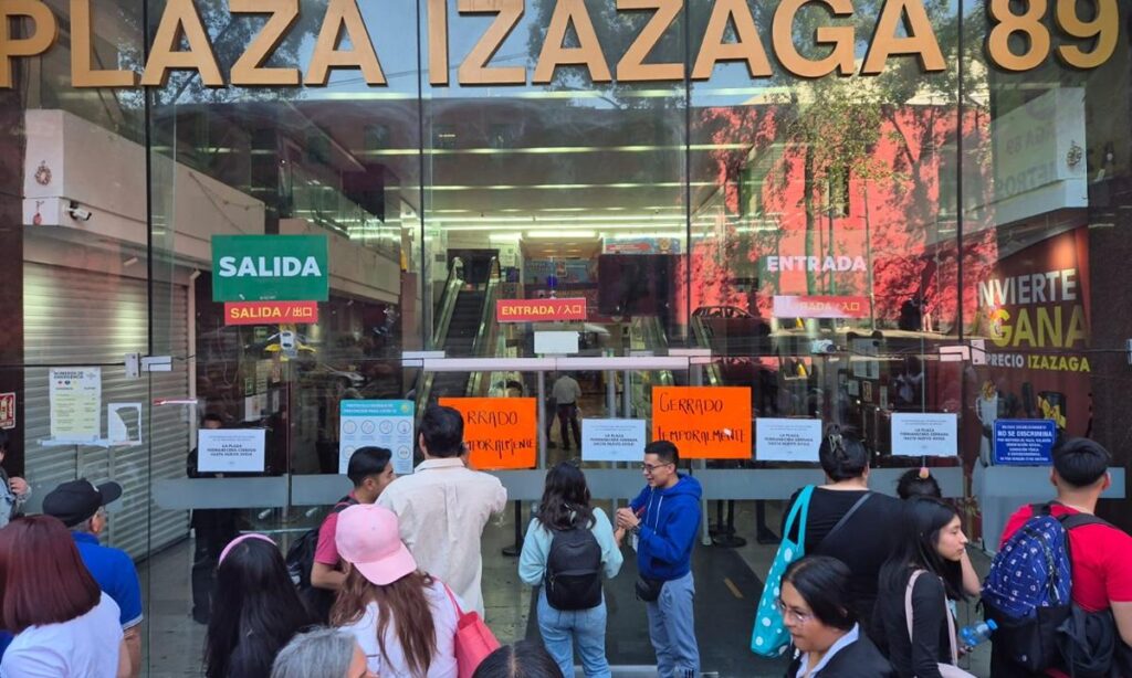 cierre Plaza Izazaga 89 operativo