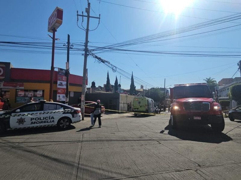 Incendio en vivienda de Morelia