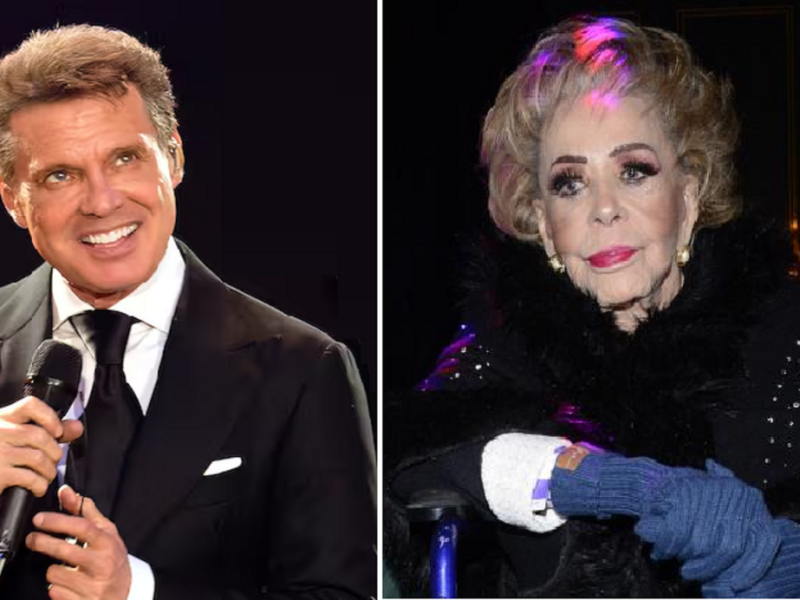 Luis Miguel rinde homenaje a Silvia Pinal con un ramo gigante de flores en su despedida